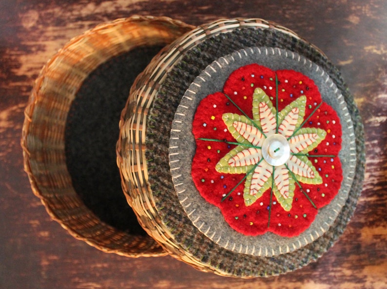 Wool Pattern Wool Penny Rug Easy Detailed Pattern Etsy