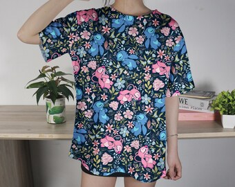 Camiseta de punto de ángel, camiseta tropical Aloha, divertida camiseta familiar de verano, camiseta de ángel, camiseta de punto, regalos