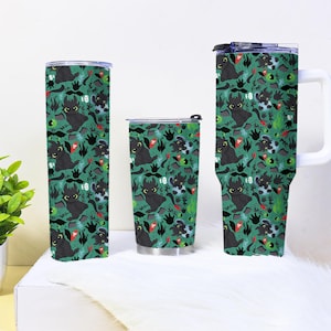 Toothless Dragon Forest Tumbler 40oz 30oz 20oz, Cute Dragon Travel Mug, Insulated Stainless Steel Coffee Cup, Fantasy Gift for Toothless Fan