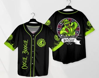 Camiseta de béisbol de Pesadilla antes del béisbol, camiseta de béisbol de monstruo, camiseta de Halloween, camiseta de béisbol de personaje de terror, regalos