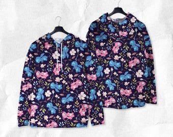 Sudadera con capucha de puntada de ángel, camiseta Aloha de puntada, camiseta tropical de puntada, sudadera de puntada, camiseta de puntada, regalos