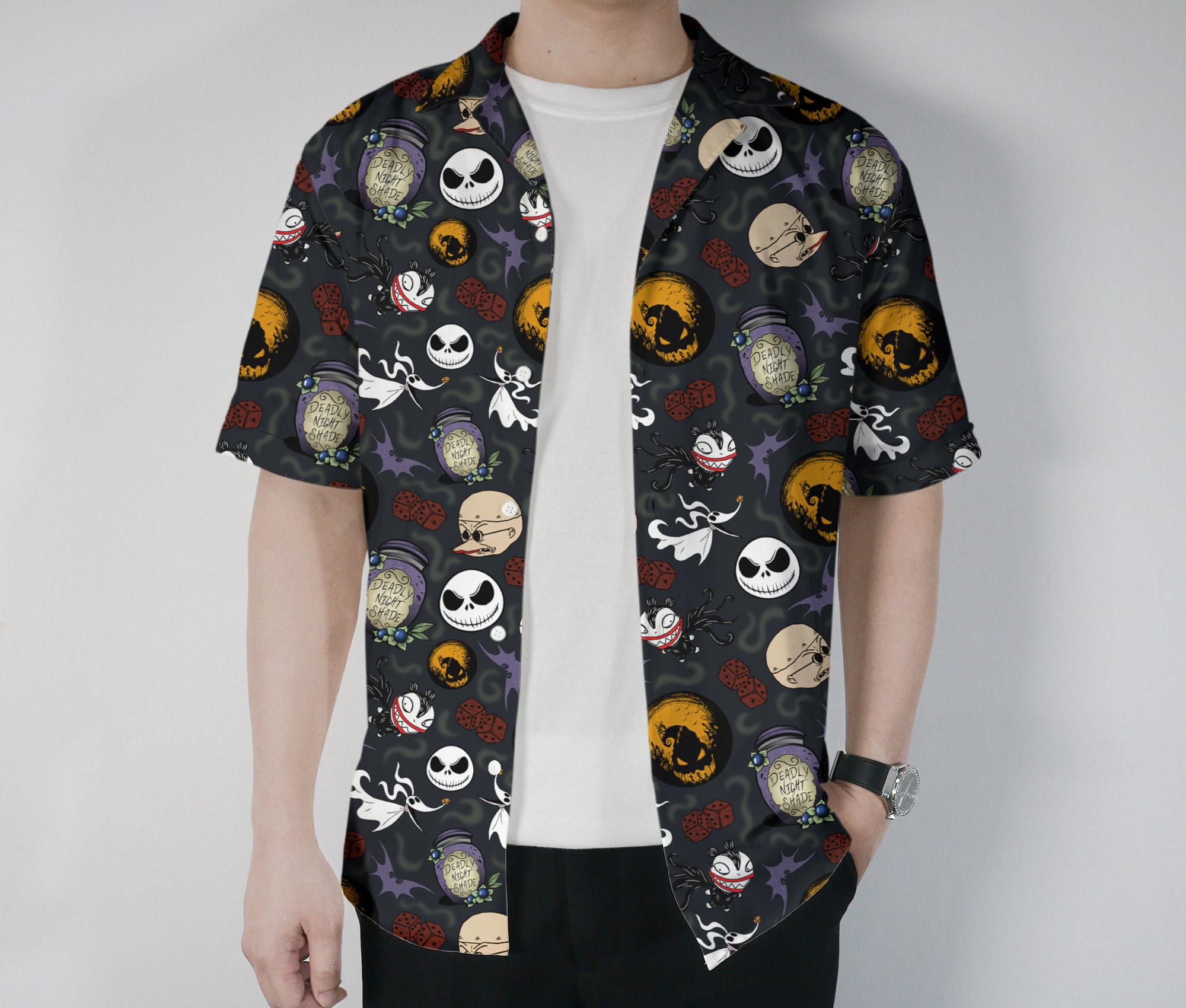Jack Skellington Button Up - Etsy