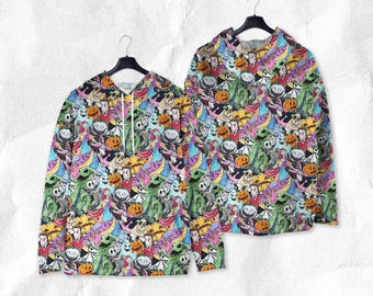 Pumpkin King hoodie sweater, Sally Pumpkin King shirt, grafische Halloween hoodie, grappige kerst sweater, Unisex hoodie cadeau