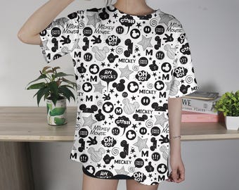 Mickey T-shirt Aloha Mickey Mouse Shirt Family Summer Shirt Mickey Shirt Gifts