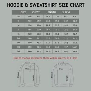 Personalized Embroidered Sweatshirt for Couples Embroidered Couple Lovely Characters Sweatshirt Gifts image 7