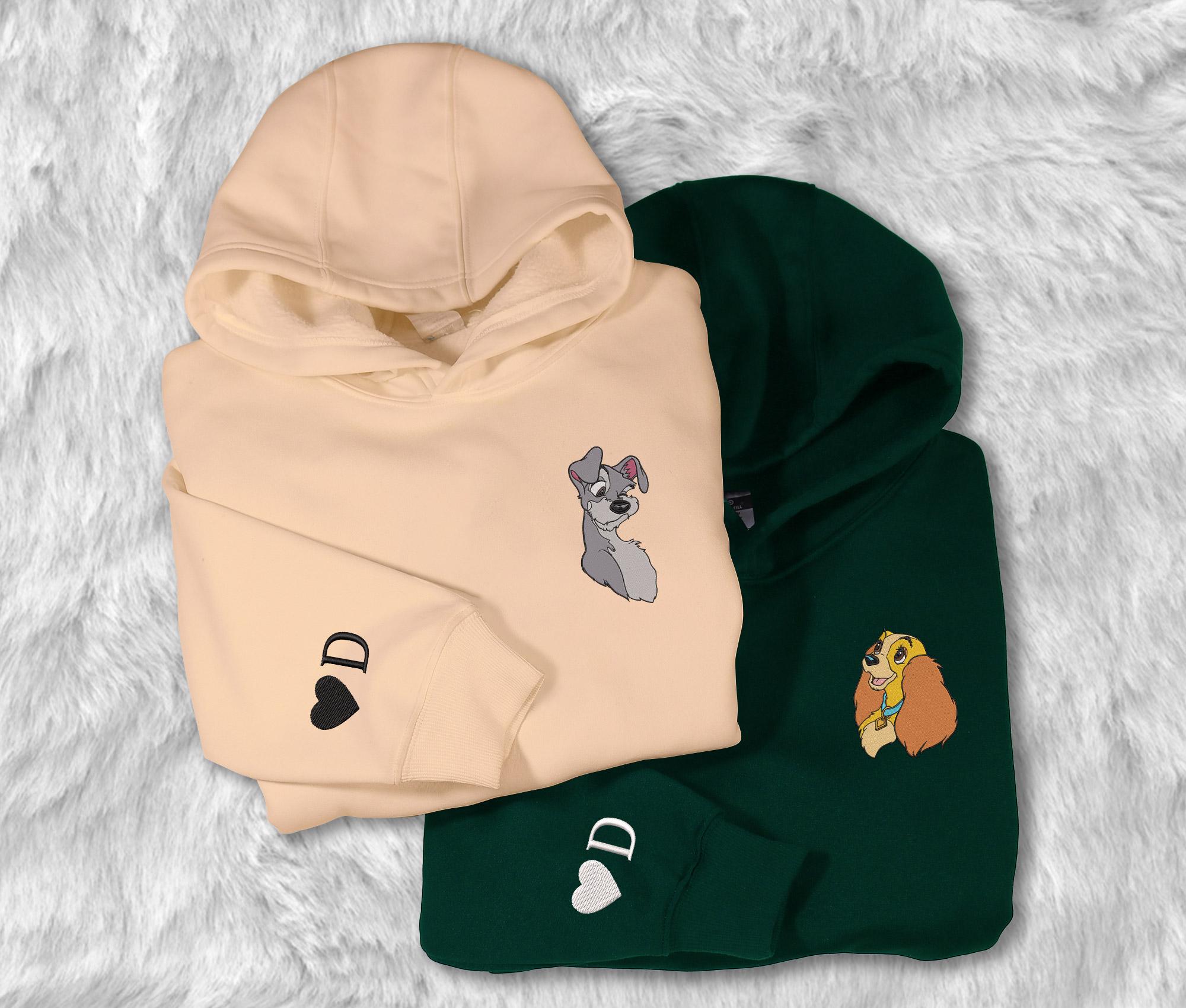 ［美品］リトルサニーバイト Lady and the Tramp hoodie Disney Lady and the Tramp Embroidered Women's Hoodie