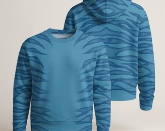 Avatar Fire and Ash Hoodie Sweatshirt, Na'vi Costume Inspired Hoodie, Pandora Avatar Shirt, Unisex Sci-Fi Cosplay Hoodie Gift