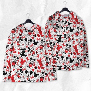 Mickey Hoodie Mickey Mouse Unisex Sweatshirt Cute Tropical Sweatshirt Mickey Shirt Gifts