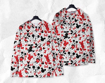 Mickey Hoodie Mickey Mouse Unisex Sweatshirt Cute Tropical Sweatshirt Mickey Shirt Gifts