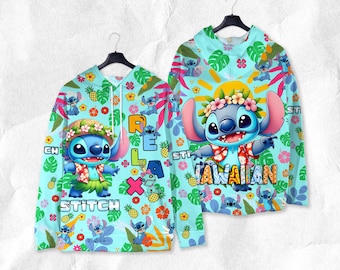 Stitch Hoodie Shirt Aloha Tropical Shirt Relax Stitch Shirt Cute Stitch Sweatshirt Funny Cute Hoodie Stitch Shirt Gifts