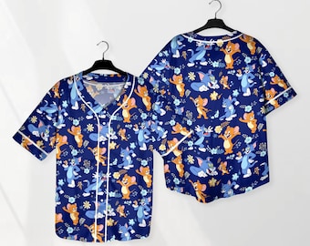 Tom Jerry Jersey Jerry Baseball Jersey Shirt Funny Jersey Shirt Tom Shirt Gifts