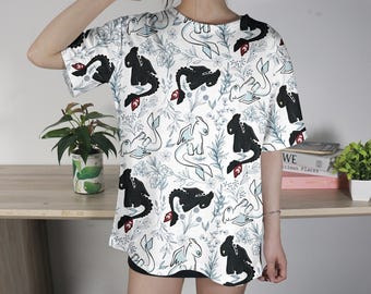 Toothless and Light Fury T-Shirt, Cute Dragon Couple Tee, Unisex Shirt, Toothless T-Shirt, Disney Trip Gift Idea, Toothless Shirt Gift