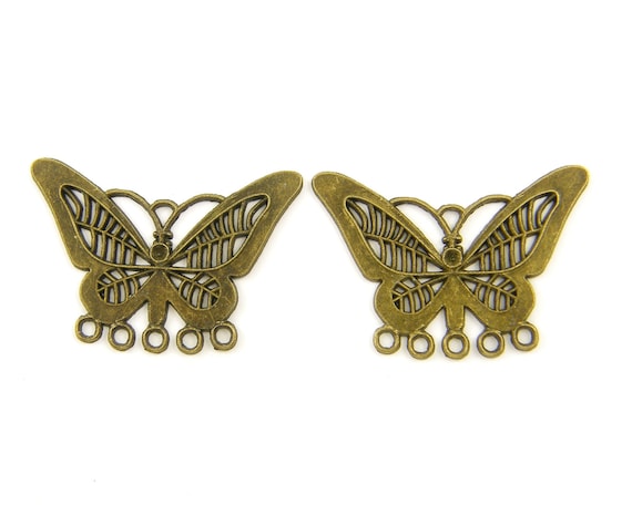 Brass Butterfly Charms Brass Butterfly Charms