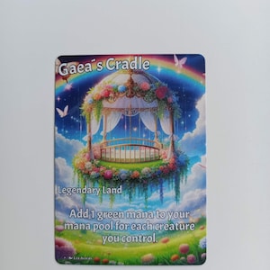 Gaea&#39;s Cradle - MTG Custom Cards Magic MTG Alter Full Art proxy premium card