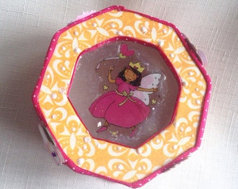 Personalized Latina Tooth Fairy Box: Pixie Treasure Keepsake