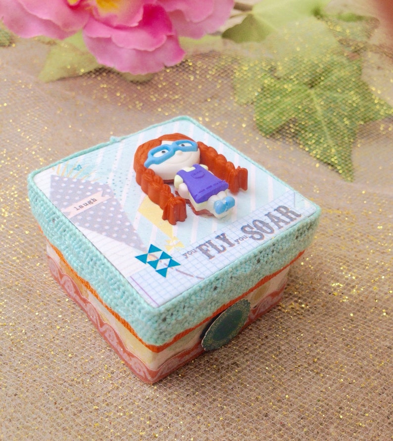 Tooth Fairy Box Nerdy Girl Trinket Box Personalized - Etsy