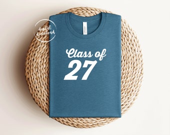 Cursive Class of 2027 SVG | High School SVG | High School Shirt | Senior Class | Highschool SVG |  Highschool Shirt  |  Instant Download