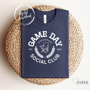Game Day Social Club SVG | High School SVG | Sidelining | Football | Highschool SVG | Mom Social Club | Instant Download
