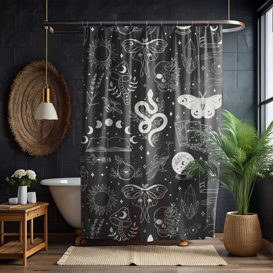 Abyss Whisper Shower Curtain NCU0NTD1576