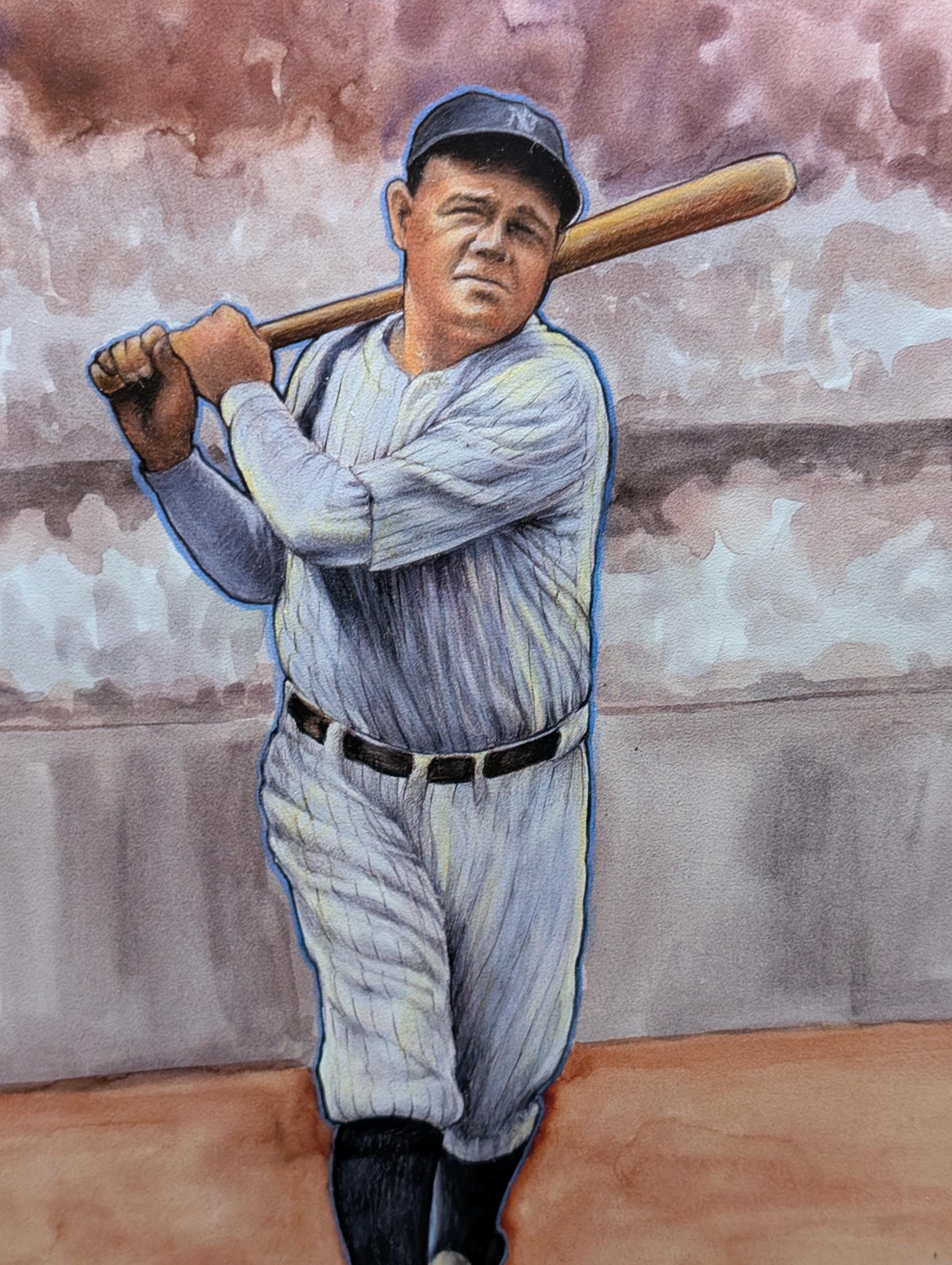Babe Ruth Metal Sign - Etsy