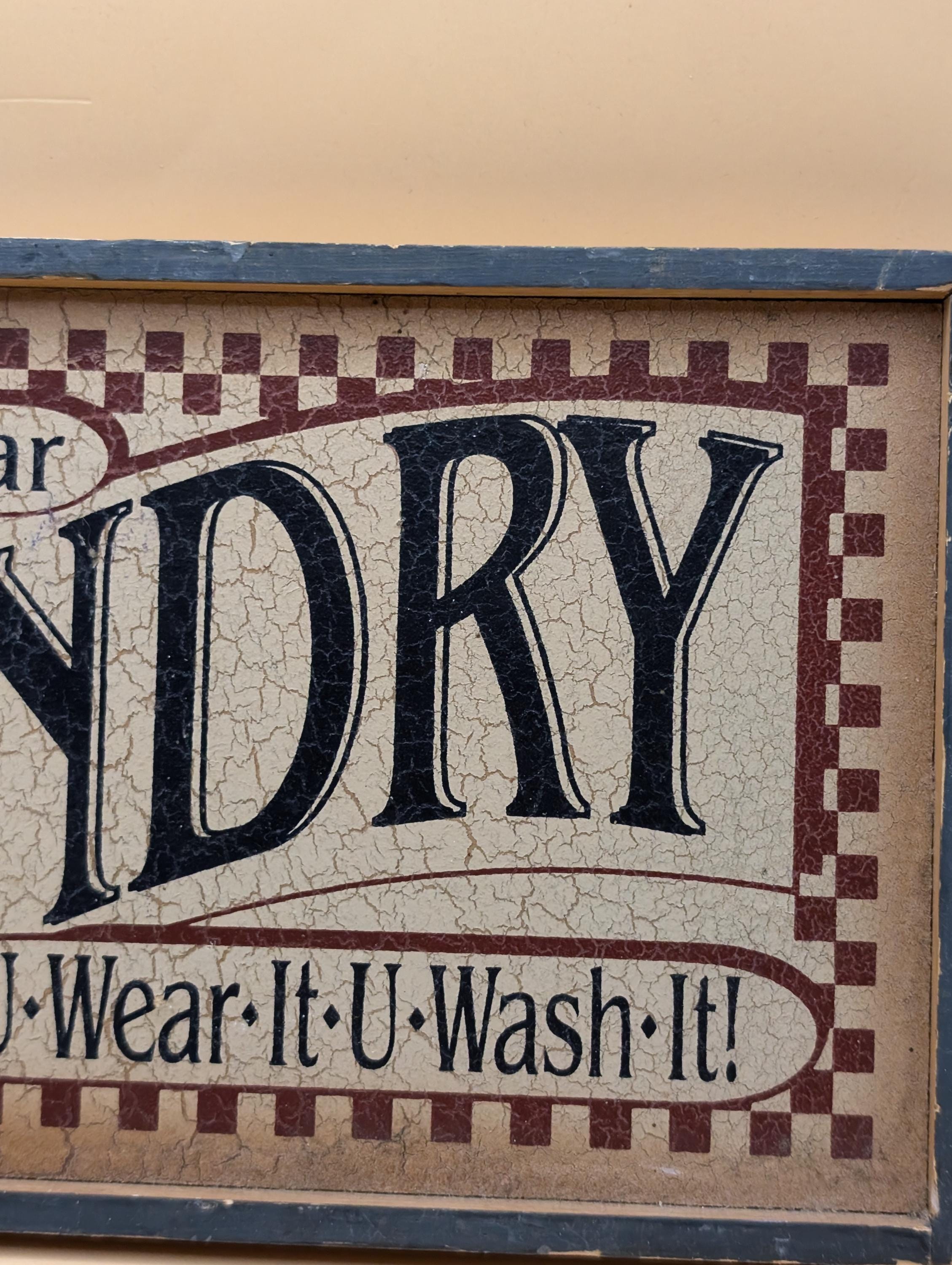 Laundry Sign - Etsy