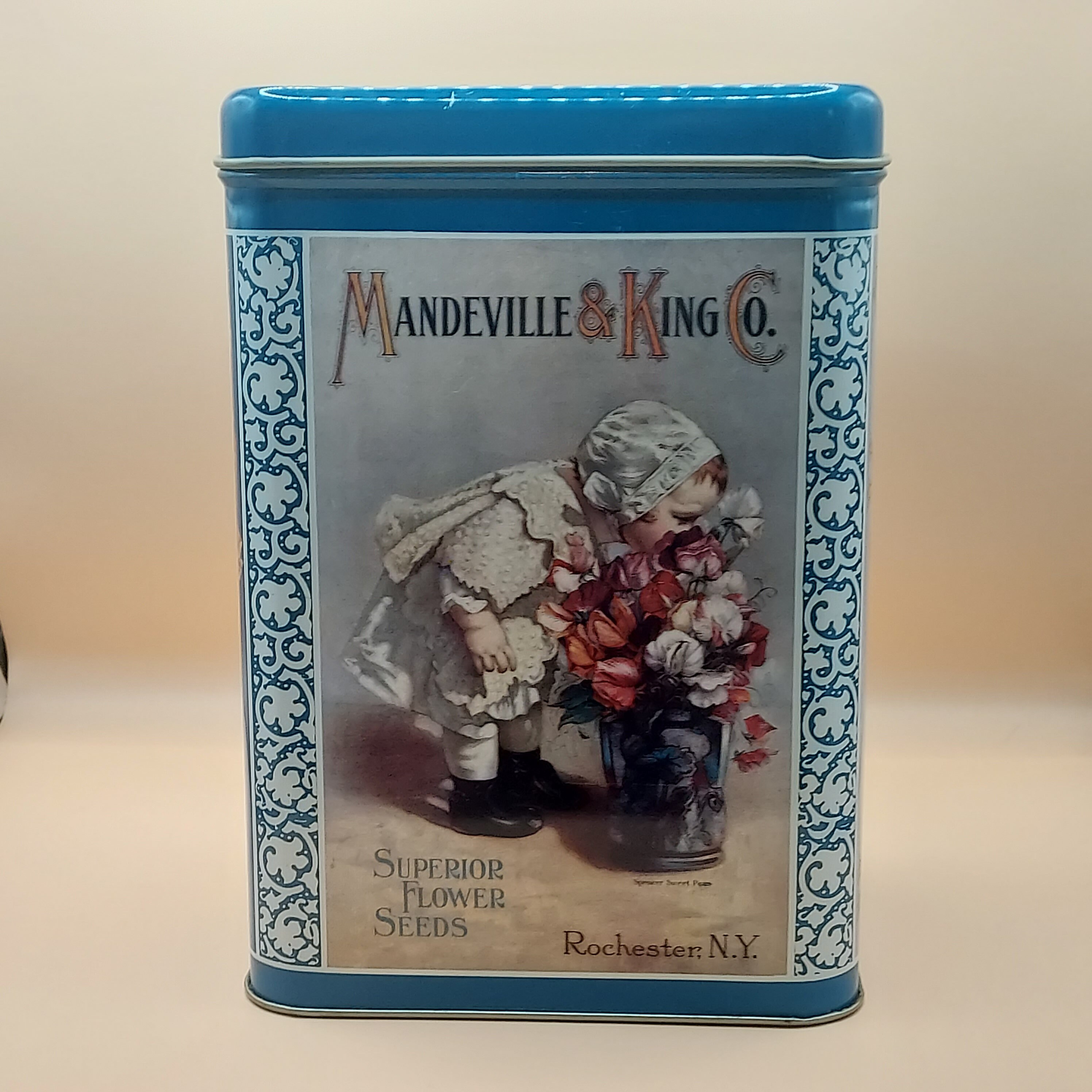 Mandeville & King Co. tin