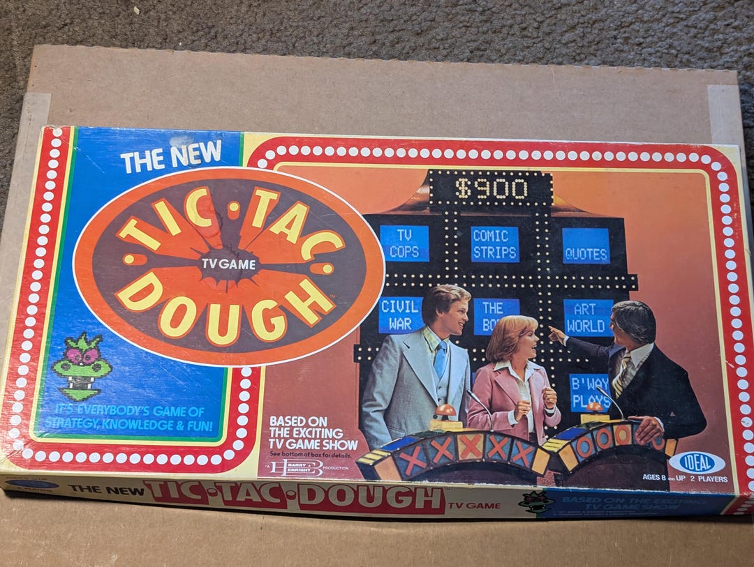 Tic Tac Dough Board Game - Etsy