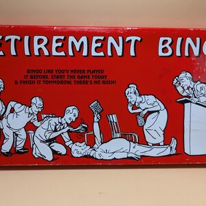 Juego de bingo de jubilación
