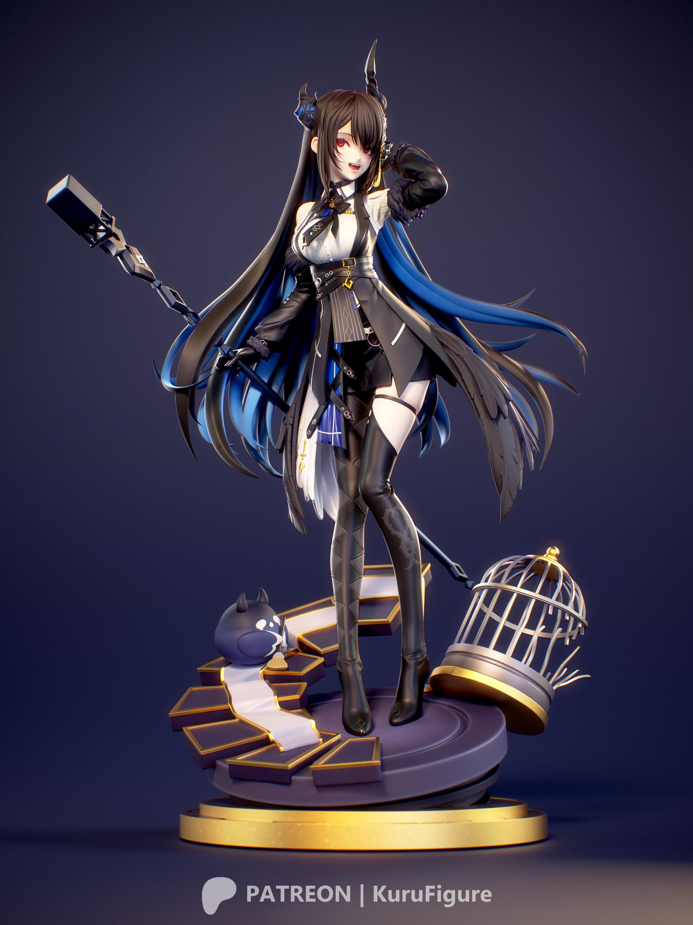 Nerissa - Hololive | Garage Kit | Anime | - Etsy