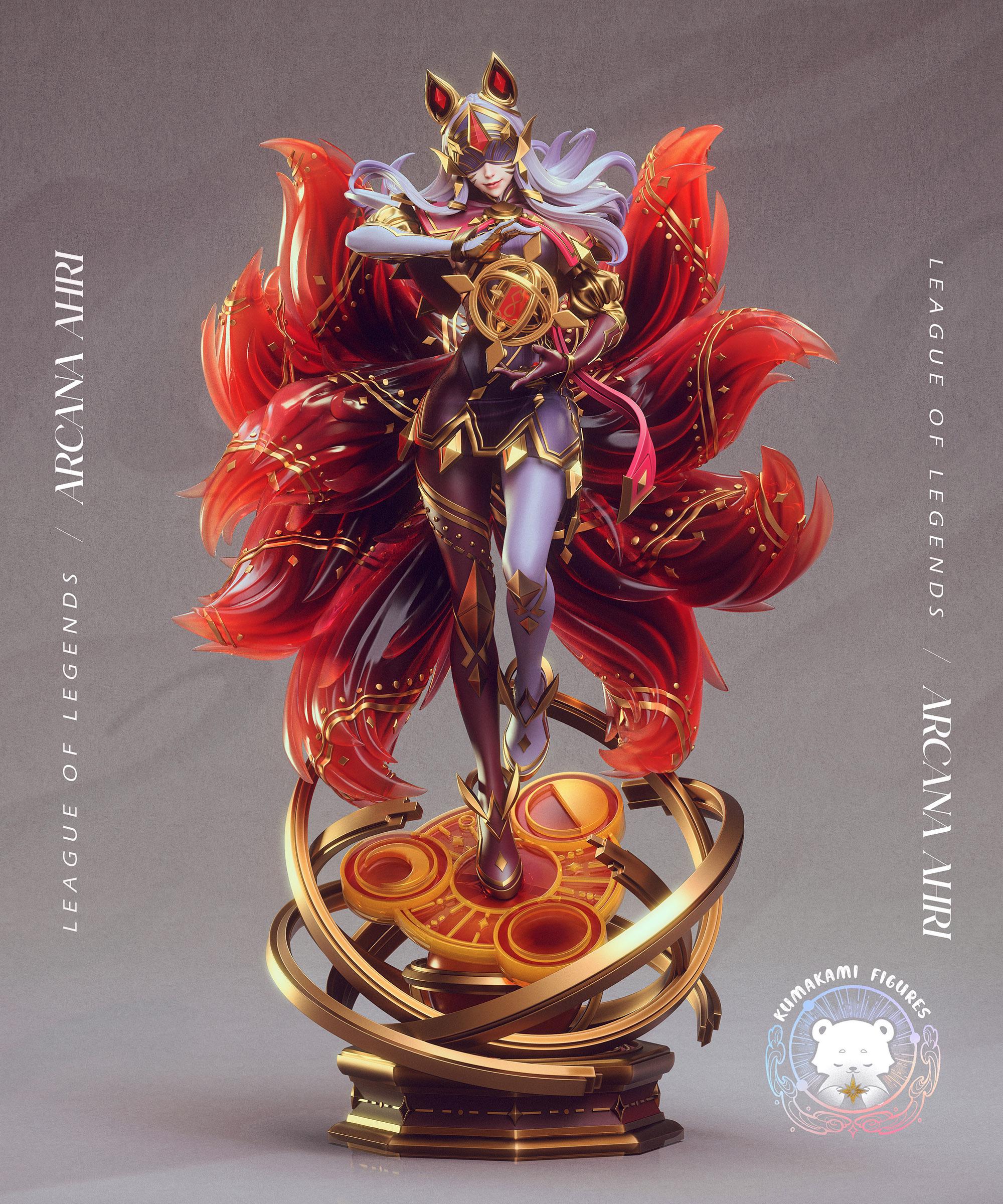 Arcana Ahri - Lol | Garage Kit | - Etsy