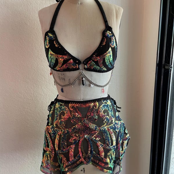 SET PRISMA OSCURO con capucha