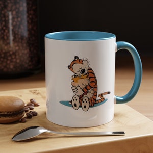 Calvin and Hobbes Mug, Cute, Funny (11, 15oz)