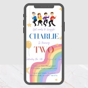 Wiggles Birthday Invitation - Digital Template