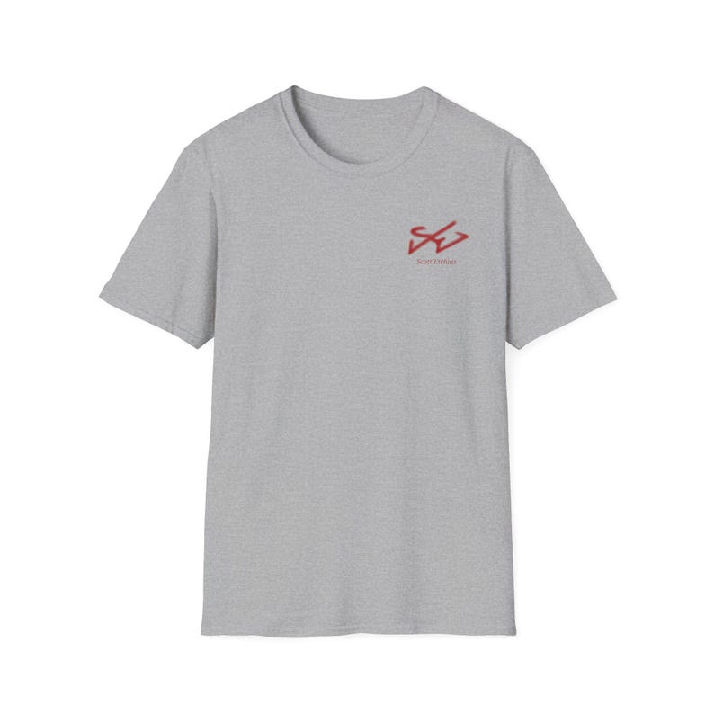 Scott Etchins Logo T-Shirt, Red Emblem image 3