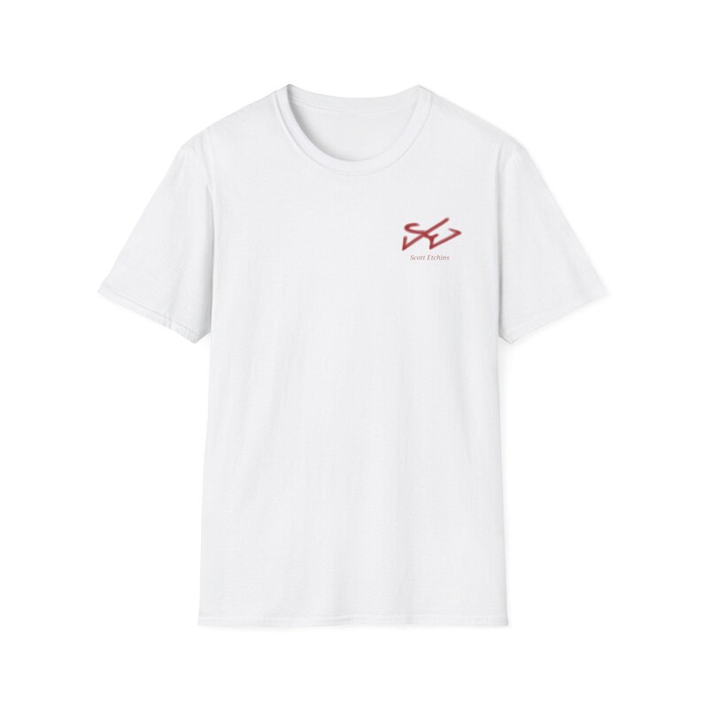 Scott Etchins Logo T-Shirt, Red Emblem image 2