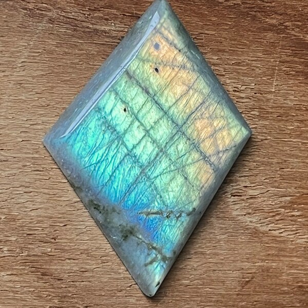 Magical Labradorite Kite Cabochon 42x30mm 32.5ct