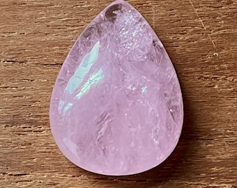 Morganite Teardrop Cabochon 24x20mm 25.9ct