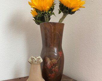 Jarrón japonés Maki-e vintage