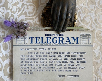 #2 vintage de postales de Telegram