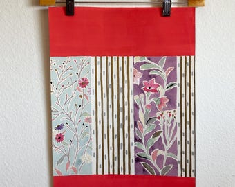 Diseño de patrón floral de arte original 3