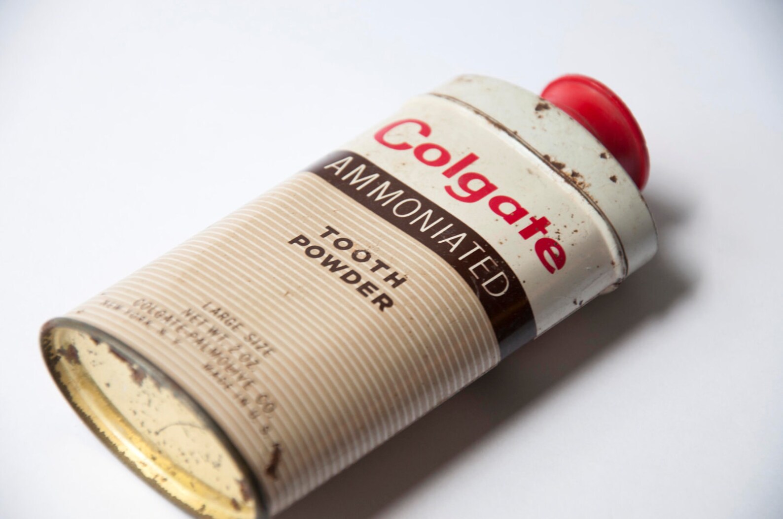 Vintage Colgate Ammoniated Tooth Powder 2 oz metal tin Etsy