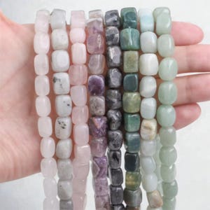 8x12mm. L 38cm. Natural Gemstone Beads Healing Stones for Jewelry Making