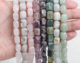 8x12mm. L 38cm. Natural Gemstone Beads Healing Stones for Jewelry Making