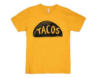 Gold Taco T-Shirt: Unisex T-Shirt, hergestellt in den USA