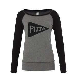Womens Pizza Fleece Graphic Sweatshirt, Mama Sweatshirt, Handmade Women's Birthday Gift, pizza themed gift for her, Bella Canvas Sweatshirt image 5