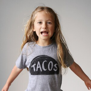 Taco Tuesday Handprinted Graphic tee shirt, 2 year old toddler boy girl gift for kid, dragons love tacos party, taco twosday birthday outfit image 8