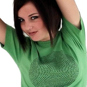 Green Animal Groups Montessori Cotton Fitted Women&#39;s T-Shirt Design, Literary Girl Graphic Shirt, animal themed bookworm gift for her