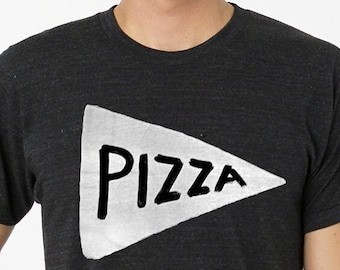 Funny Pizza Slice Shirt for Him - Best Fathers Day Gift Idea for Dad from Kid - NYC Foodie Tee - Trendy Vintage T-shirt - Food themed Shirt