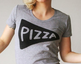 Funny Pizza Lover Gift for Her | Pizza Graphic Tee | womens clothing tops - Women's Graphic T-shirt - Gift Women