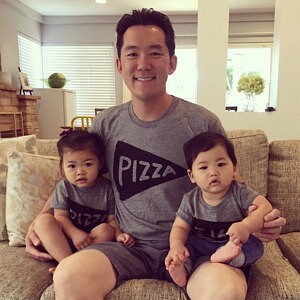 Pizza Lover Dad and Baby Matching Shirts Cute 1st Fathers Day Gift Set Father Son Matching Outfit Shirts for Dad and Baby Girl or Boy image 5